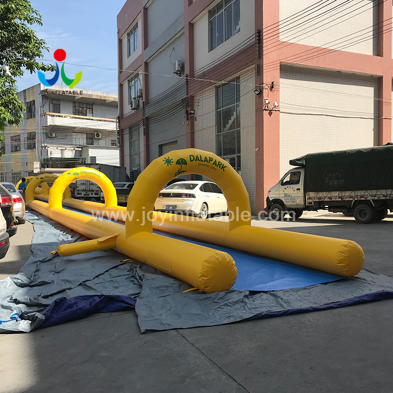 JoyInflatable's tweet image. Oh and one more thing! This is our recommended Commercial Outdoor 40m long lane Inflatable water Slip N Slide with pool! joyinflatable.com/commercial-out… #inflatableslide #inflatablewaterslide