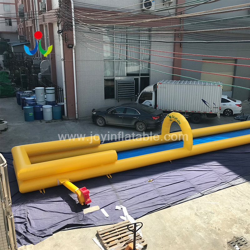 JoyInflatable's tweet image. Oh and one more thing! This is our recommended Commercial Outdoor 40m long lane Inflatable water Slip N Slide with pool! joyinflatable.com/commercial-out… #inflatableslide #inflatablewaterslide