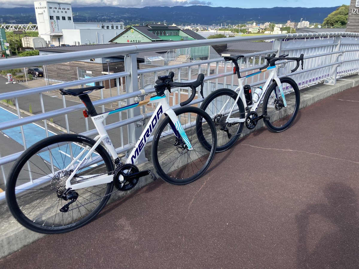 MasarcSit's tweet image. 後輩くん納車記念ライド🚴‍♂️🚴‍♂️✨

＃REACTO 4000
#MERIDA
#ロードバイク