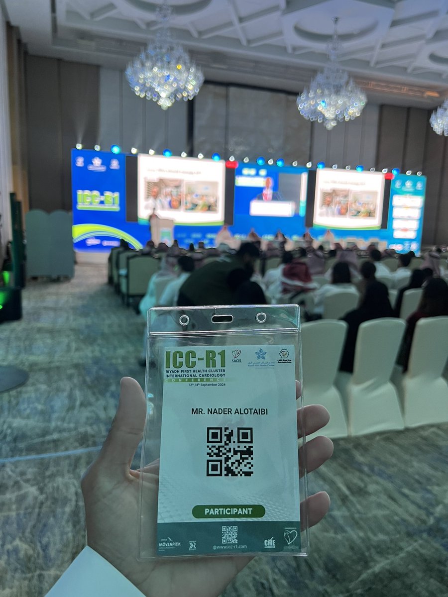 nfm0011's tweet image. I am pleased to share that I attended the ICC-R1 Cardiac Conference today As a participant

#ICC_R1 #CardiovascularConference #HealthcareInnovation #CME #RiyadhHealthCluster