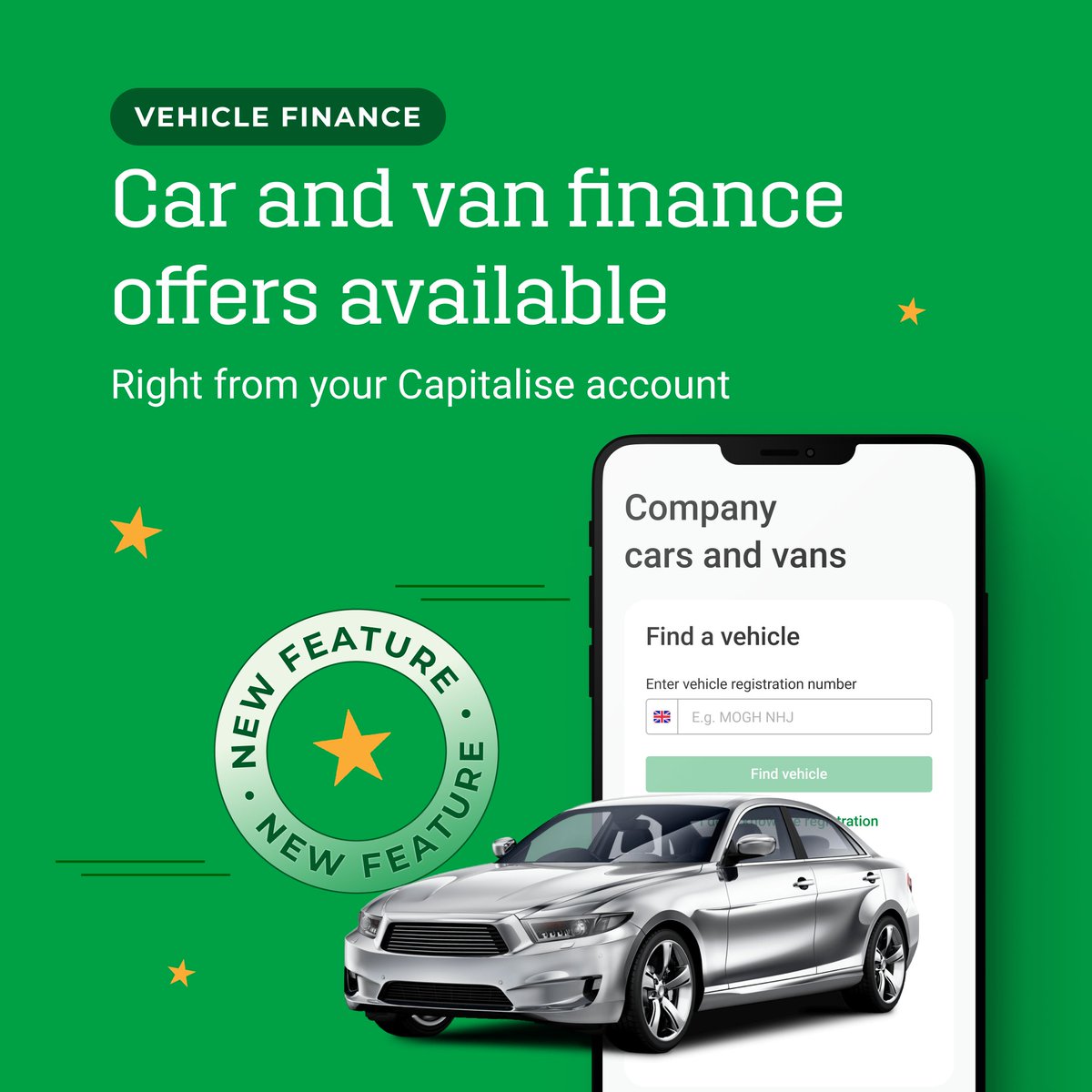 🚘Need a company car or van? At Capitalise, we’ve made business vehicle finance easy.

Now you can instantly find out your budget + compare offers for vehicle finance right from your Capitalise account 🙌

Find out more👉capitalise.com/gb/insights/pr…