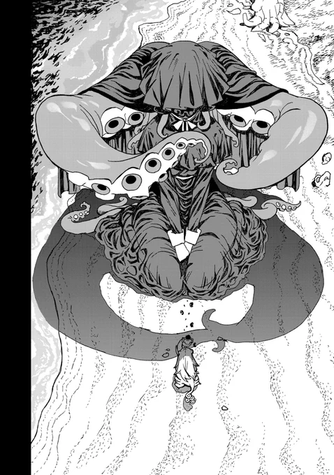🐙ミズダコちゃん最新話更新🐙

眼亀先生『ミズダコちゃんからは逃げられない!』
17本目「亜人の転校生たち」が先読みで更新🐾

ついに新校舎初日!
転校生たちの素顔が明かされる…!
秋貝くんの夢ではミズダコちゃんが…?🩵

✨単行本第2巻、10月1日発売✨ご予約受付中✨
https://t.co/nPG7IpQIif 