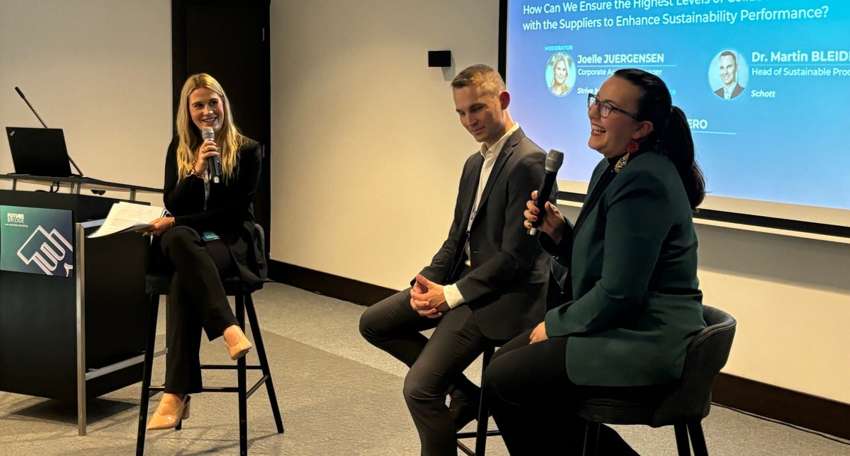 Strivebystx's tweet photo. This week our team attended the Net-Zero Supply Chain Conference in Amsterdam where we discussed global net zero targets, the gap between current capabilities and growing future needs and how to bridge it, and what sustainable solutions to implement for a sustainable tomorrow. https://t.co/oAzUODYA7K