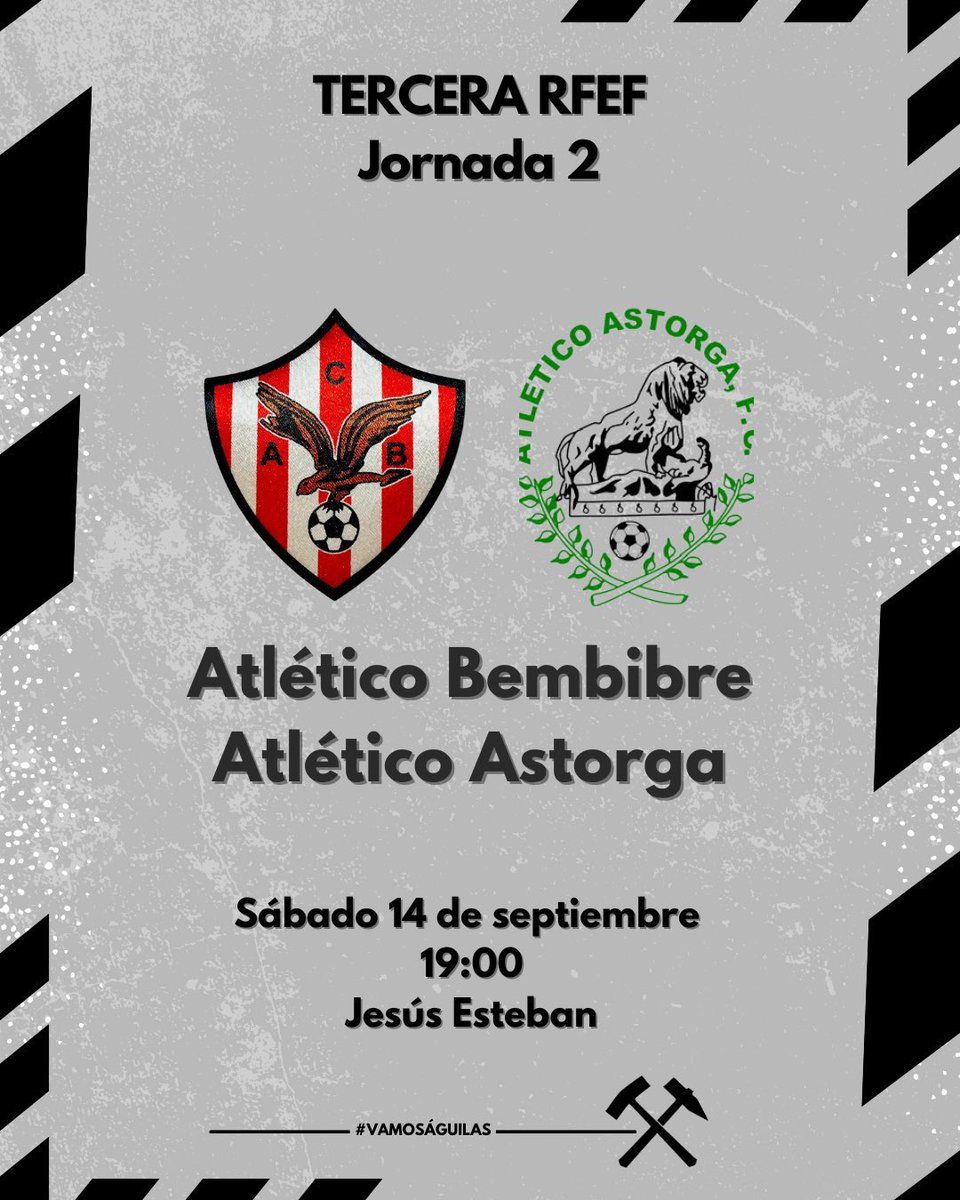 AtcoBembibre's tweet photo. Queridos bembibrenses, desde el @AtcoBembibre os deseamos unas felices Fiestas del Cristo. Tenemos por delante unos días excepcionales para disfrutar de nuestra villa con los nuestros. 

¡Disfrutadlos y mañana nos vemos en el fútbol que tenemos un partidazo! https://t.co/cz9eMW1NIv