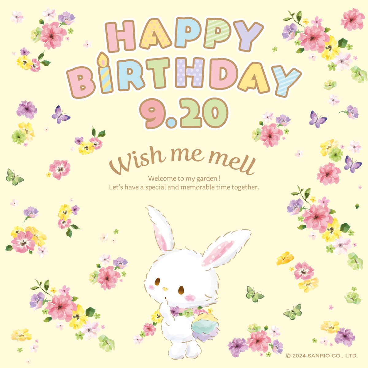 ハッピーバースデー🎂／ #ウィッシュミーメル✨ 9/20(金)はウィッシュ