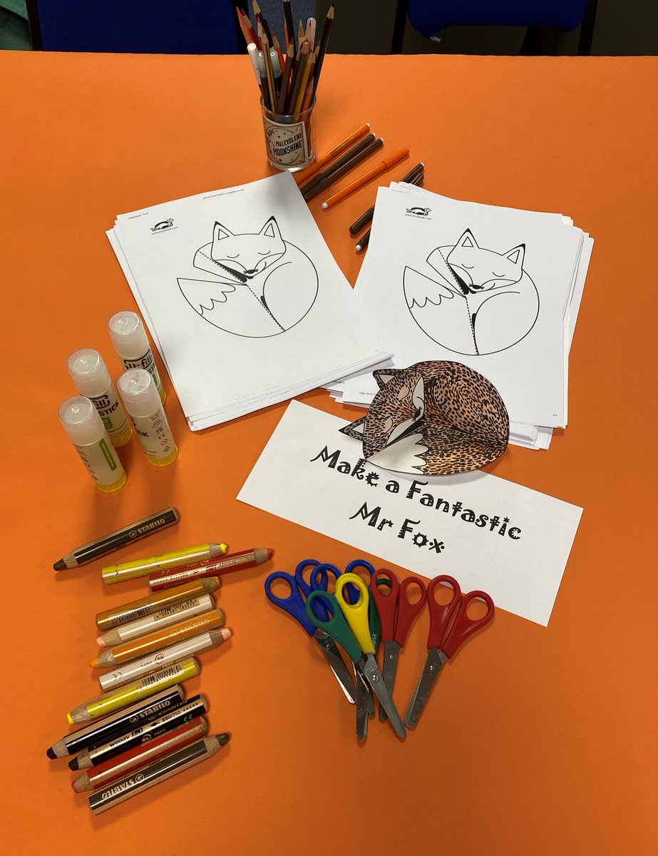 TownCloseSchool's tweet photo. Mrs Guymer has prepared for a 'whizz-banger' of a day in the Library to mark @roald_dahl Story Day today! A range of Roald Dahl themed activities are ready for the children to enjoy in their timetabled Library sessions &amp; at lunchtime.  
#TownCloseLibrary #TownCloseMoments https://t.co/k6GyPo37GO