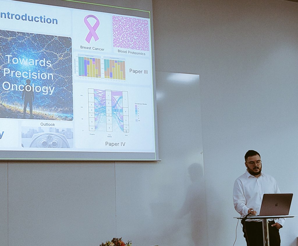 Towards precision oncology. Sergio Mosquim Junior defends his great theses in #Immunotechnology. <a href="/lunduniversity/">Lund University</a> <a href="/LTHinfo/">LTH vid Lunds universitet</a> <a href="/MediconVillage/">Medicon Village</a>