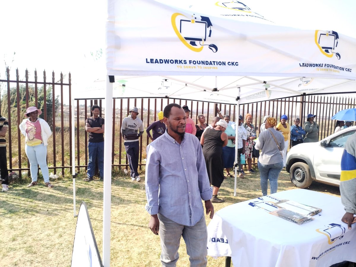 Vlakfontein Service delivery blitz Igugulethu primary sports ground #SiyafundaCTC #leadworksckc #Africa4Her #Agenda2063 #GGT2030