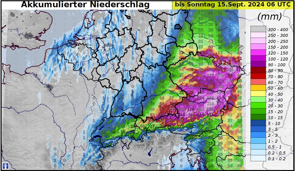 meteomabe's tweet image. New ICON-D2 outlook. Probably most affected will be the river #Oder. Currently below average levels but catchment of that river is the border region of Poland and Czech Republic. Official forcast by flood advisory center, but highest levels probably Tue/Wed (>100a return period).