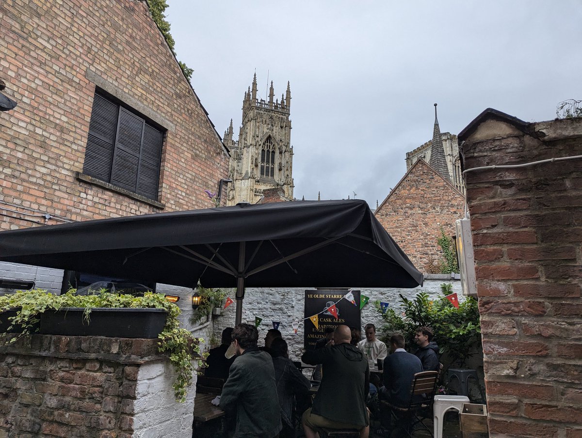 Roaming the Ridings - A Yorkshire Pub Guide (@roamingridings) on Twitter photo Ye Olde Starre Inne, York.
<a href="/oldestarreinne/">Ye Olde Starre Inne</a>
__________
Renowned historic pub dating back to 1644 let down a bit by its <a href="/greeneking/">Greene King</a> beer.
Scores & full review here:
instagram.com/p/C_2RcCfMmUG/…
__________
#yorkpubs #pubguide #york #yorkpubguide #yorkbeer Ye Olde Starre Inne, York.
<a href="/oldestarreinne/">Ye Olde Starre Inne</a>
__________
Renowned historic pub dating back to 1644 let down a bit by its <a href="/greeneking/">Greene King</a> beer.
Scores & full review here:
instagram.com/p/C_2RcCfMmUG/…
__________
#yorkpubs #pubguide #york #yorkpubguide #yorkbeer
