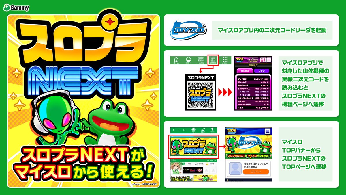 お知らせ】 山佐ネクストの新サービス「スロプラNEXT」が「マイスロ