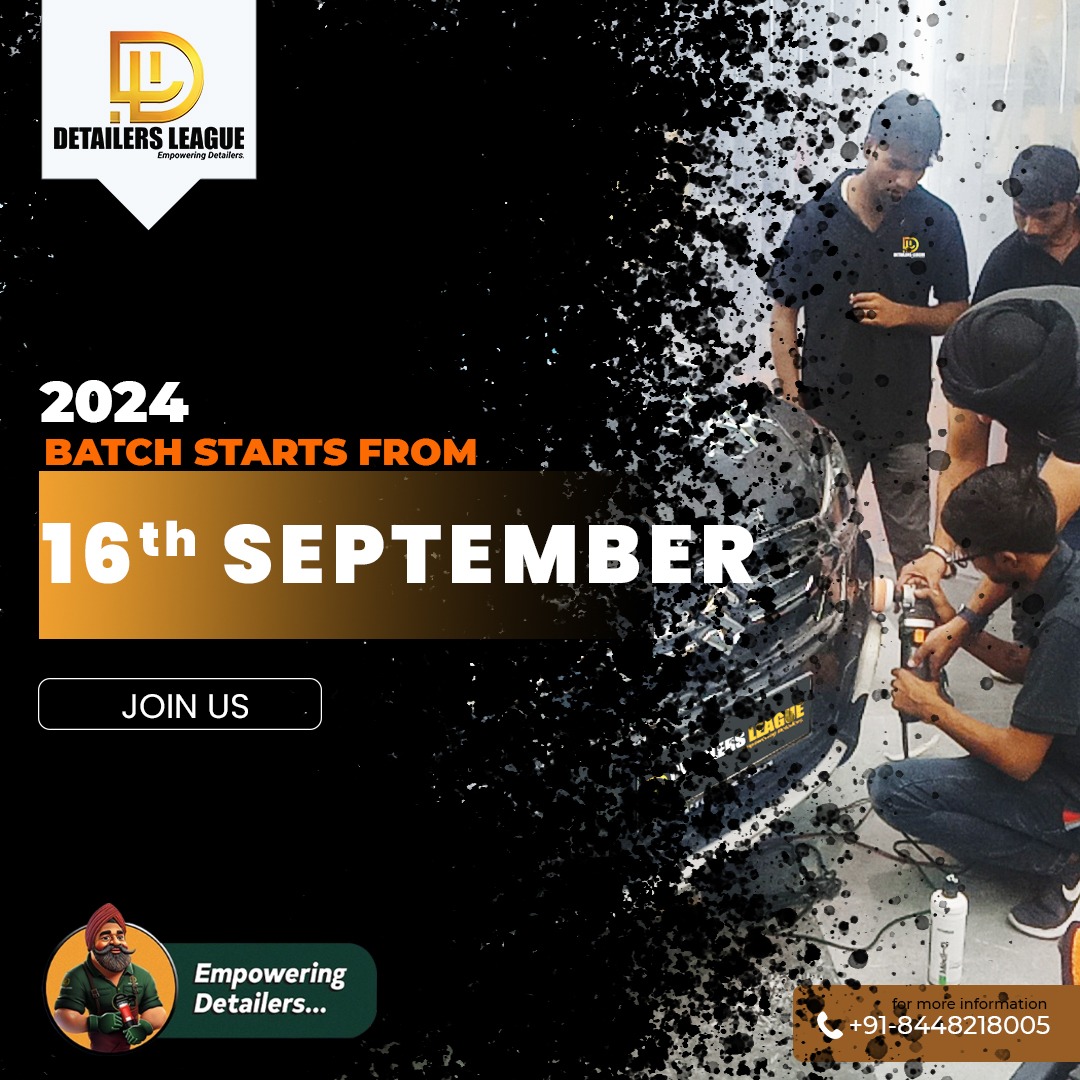 detailersleague's tweet image. 🚗 Ready to Master PPF &amp;amp; Wrapping? 🚗 Join our next Car Detailing Program starting on 16th September with Detailers League! 🎓Learn from the pros, boost your skills, and become a certified expert in PPF and wrapping! 🛠️ Limited seats Register now!

#detailersleague #PPFTraining