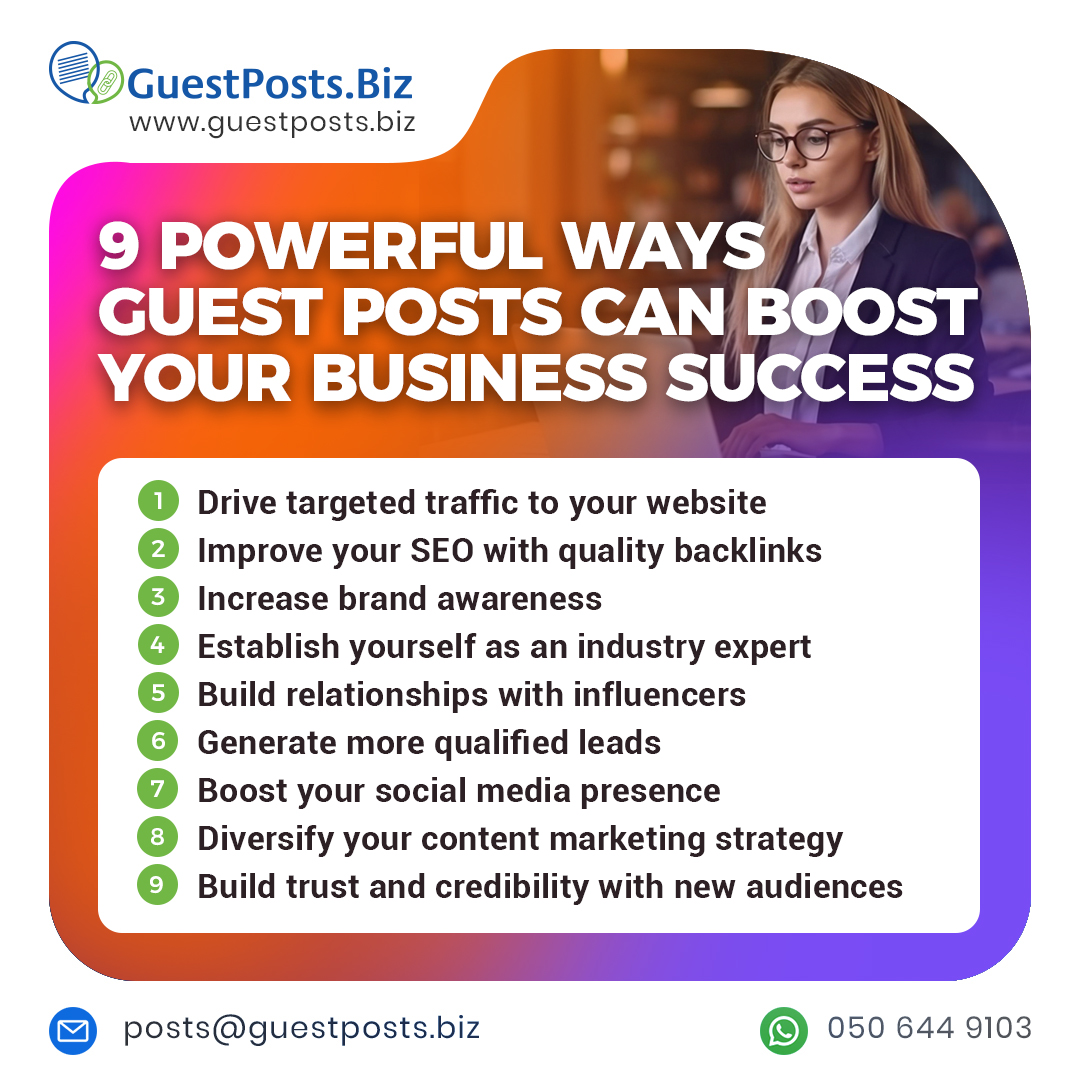 GuestPostsBiz's tweet image. How Guest Posts Can Boost Your Business?  guestposts.biz