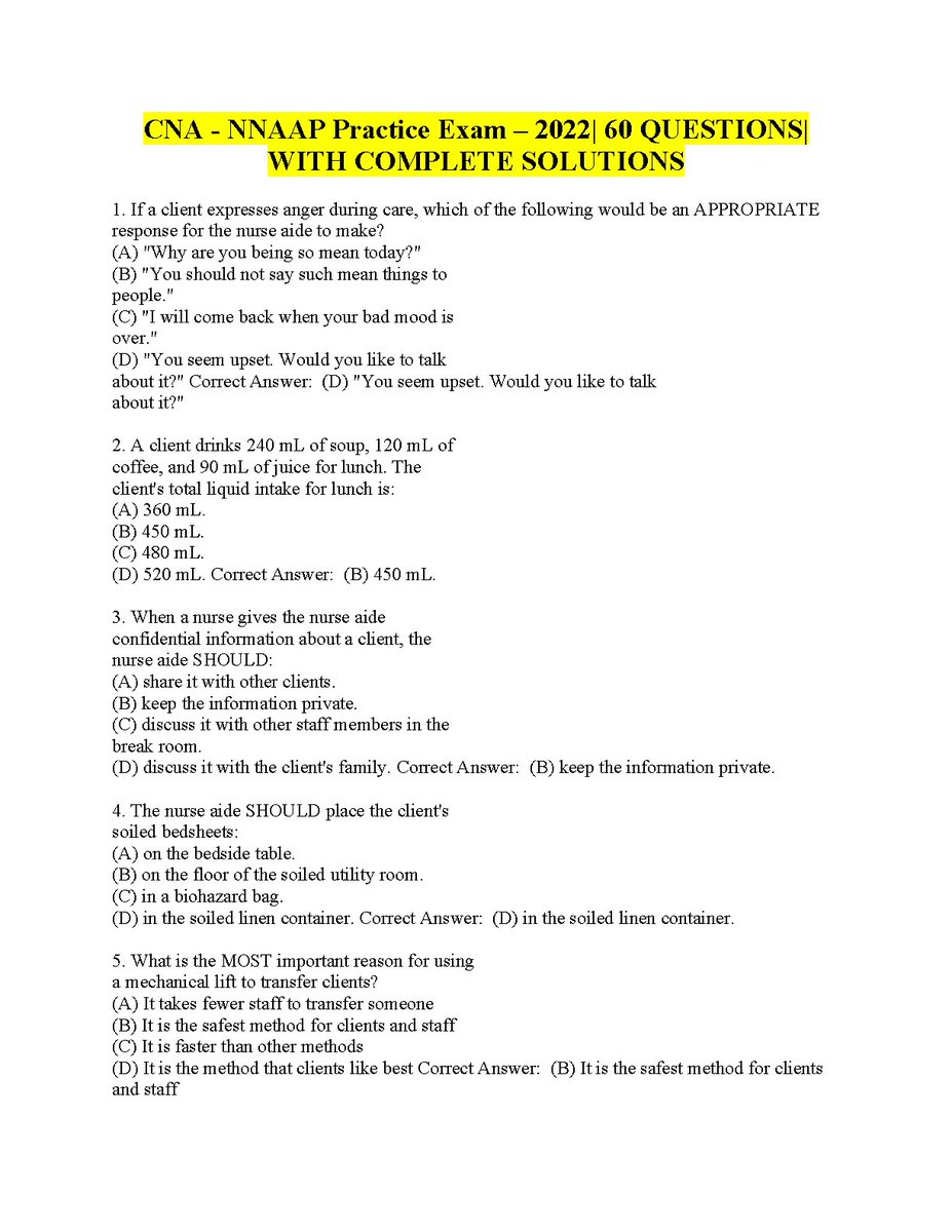 sn4502092's tweet photo. https://t.co/jn1a1EmGCb
Cna Nnaap Practice Exam Questions With Complete Solutions 2023 2024
#CNA #cnannaap #practiceexam #questions #completesolutions #complete #solutions #PracticeExamQuestions #hackedexams https://t.co/VxIfN8W5pJ