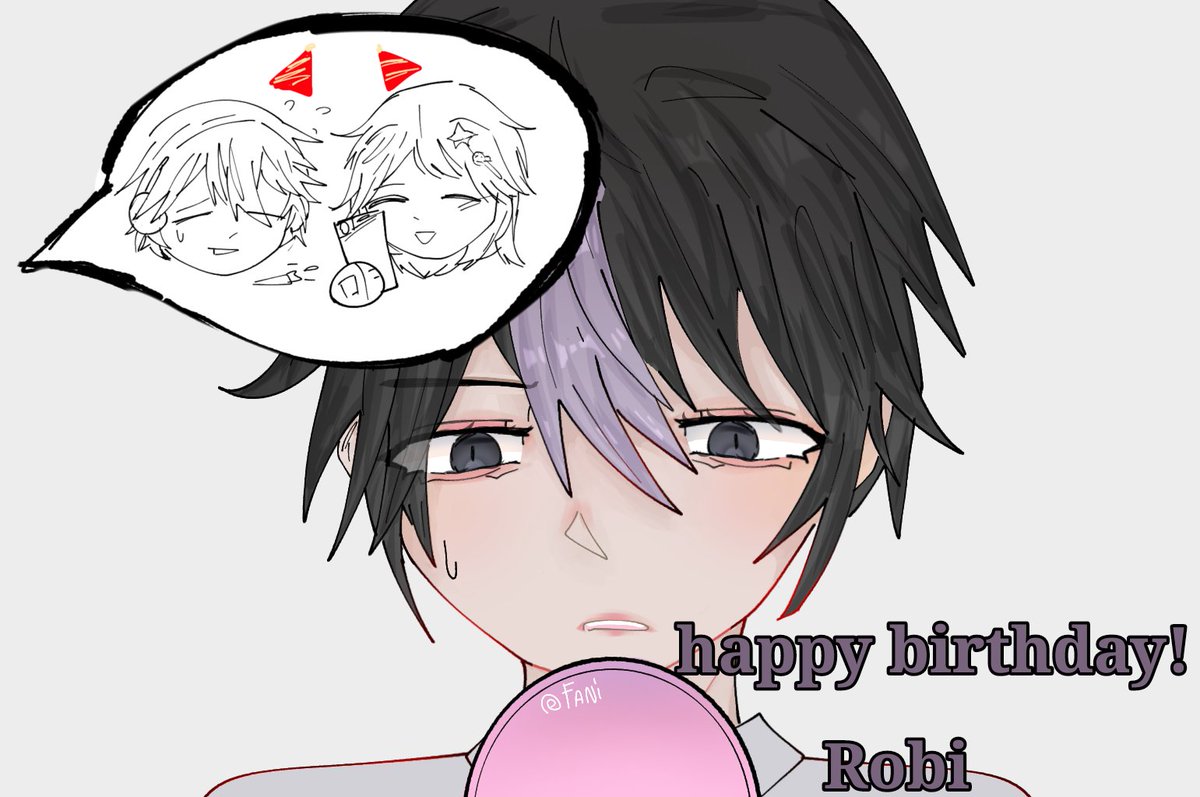 nerouvo's tweet photo. HAPPY BIRTHDAY ROBI :D

#ttm #oc #Fandom #Troublemaker #Fanart #indonesian #stopflopping #robi #HBD https://t.co/U47z9vx2jz