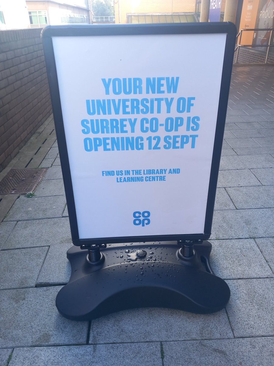 Welcome to Surrey University franchise Co-op. A huge buzz on campus for the launch yesterday! Thankyou to everyone who supported 🎉