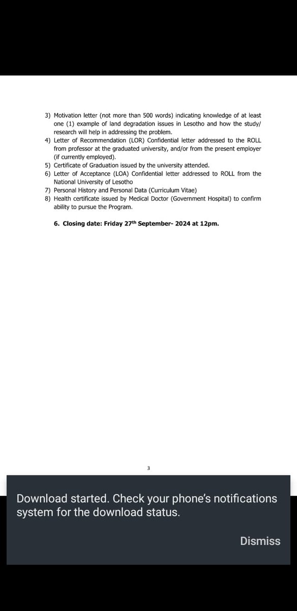 Scholarship for greenies <a href="/MonongoahaPelei/">Plant & Tree Doctor🇱🇸🌱 👨‍⚕️🌳</a> <a href="/Kanono_Thabane/">Kanono Thabane</a> <a href="/makhea_linotsi/">Basotho Beekeepers Association</a> <a href="/cobyceee/">🤍🥦Rets'elisitsoe🍏🧄🏃</a> <a href="/Nthabelengshal3/">Nthabeleng shalim</a> <a href="/LnbsOfficial/">LESOTHO NATIONAL BROADCASTING SERVICE</a> <a href="/Nulinnovations1/">Nulinnovations</a> <a href="/nulinnovations/">NUL Research and Innovations</a> <a href="/YourKayBol/">Kananelo Boloetse</a>  <a href="/PolokoMokhele_/">𝐈 𝐇𝐚𝐯𝐞 𝐀 𝐒𝐭𝐨𝐫𝐲 𝐓𝐨 𝐓𝐞𝐥𝐥</a> <a href="/Kay405Kay/">Kay Kay</a> <a href="/lgchefa/">Lehlohonolo Chefa</a> <a href="/dinnytsikoane/">Lineo</a> <a href="/USEmbassyMaseru/">U.S. Embassy Maseru</a>  <a href="/EUinLesotho/">EU in Lesotho 🇪🇺</a> <a href="/LHDAChiefExec/">Tente Tente, PrEng</a>