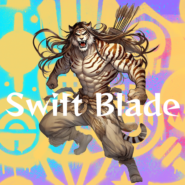 makkystepn's tweet photo. デザコン4体目提出🫶
虎のSwiftBladeだよん
昨日作った時ちょっとだけイメージと違うなと思ってたけど1日置いてテイスト変えたらうまくいった🙌
#SwiftBlade
#GasHero #HeroKingdom
@GasHeroOfficial https://t.co/EWzMMbJPnR