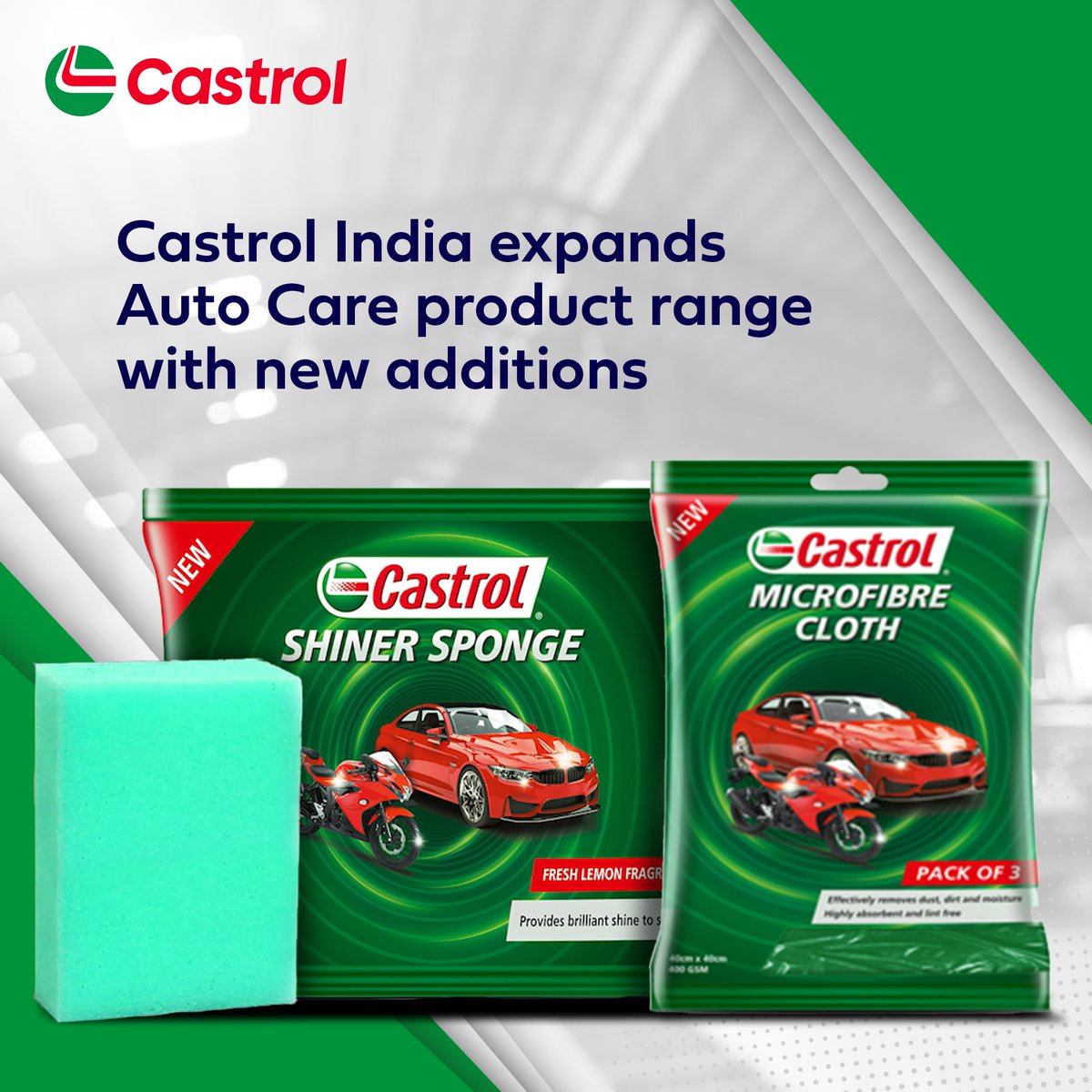 We ve introduced two new products to our vehicle care range Microfibre Cloth and Shiner Sponge, designed to keep both the interior and exterior of your vehicle spotless. Read more here https t We ve introduced two new products to our vehicle care range Microfibre Cloth and Shiner Sponge, designed to keep bot...