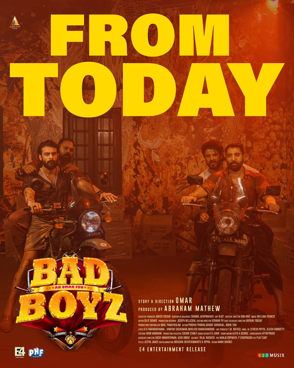 Forumkeralam2's tweet image. #BadBoyz From Today