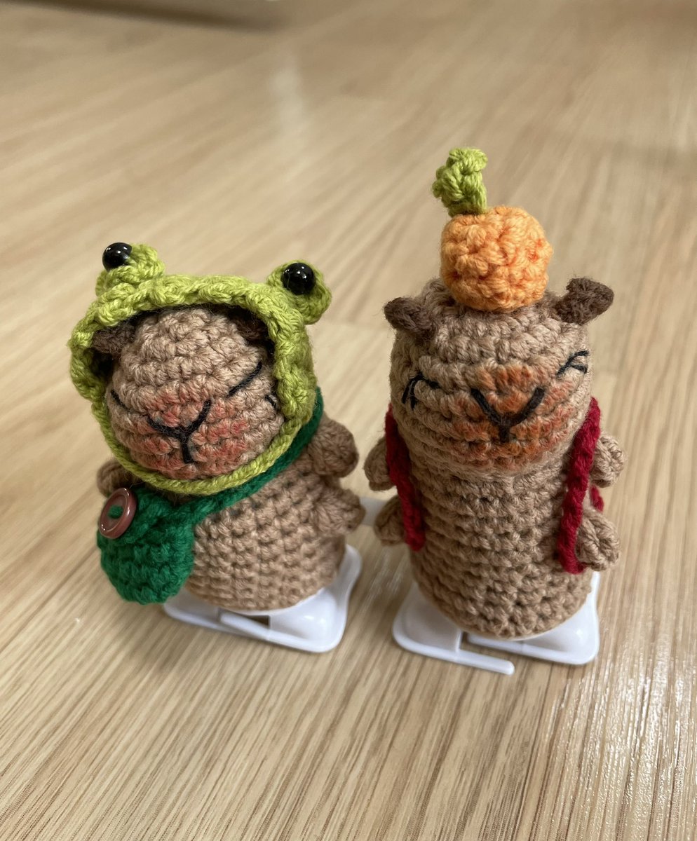 malilla_knit's tweet photo. 카피바라!! 귀여워요~~😘😘 https://t.co/pEof9lai57
