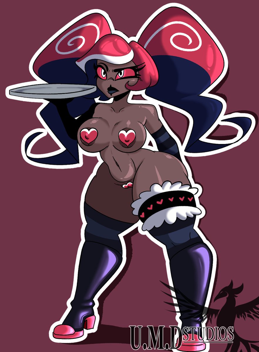 She was an internet sensation now she works at a strip club.
Character: #Velvette  
From: #HazbinHotel