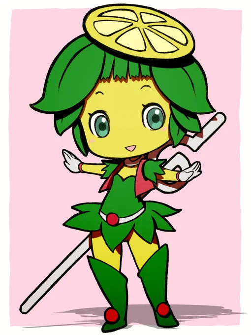 あたしダーレモン #サラダ十勇士トマトマン 