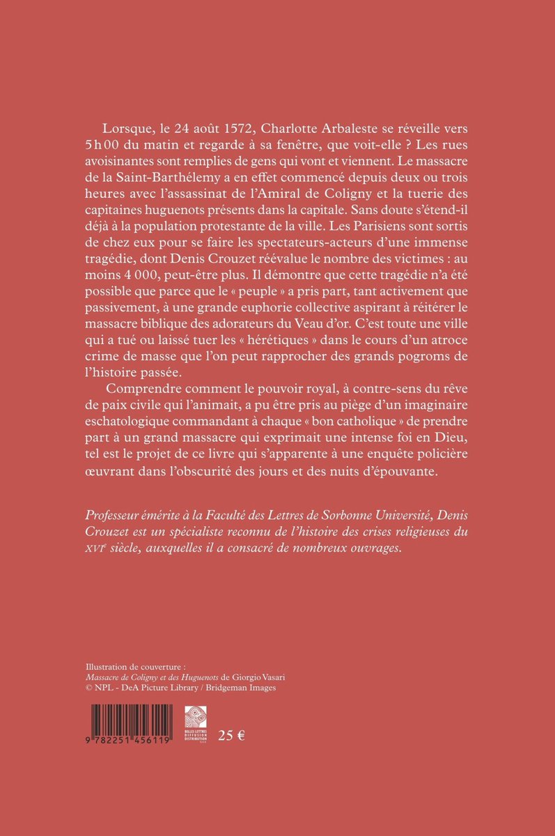 flr_louis's tweet photo. Denis Crouzet -Paris criminel, 1572

À paraître en octobre aux Belles Lettres https://t.co/L8ekXlEUBl