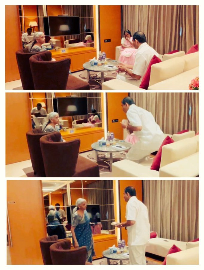 YourSaravanan's tweet photo. Making annapoorna owner to ask sorry in her private place for which he raised questions against GST on foods and hotels.
BJP is taking India towards dictatorship as Nirmala sitharaman's husband said before.
#ResignFM
#StandWithAnnapoorna https://t.co/tKWXo72ABa
