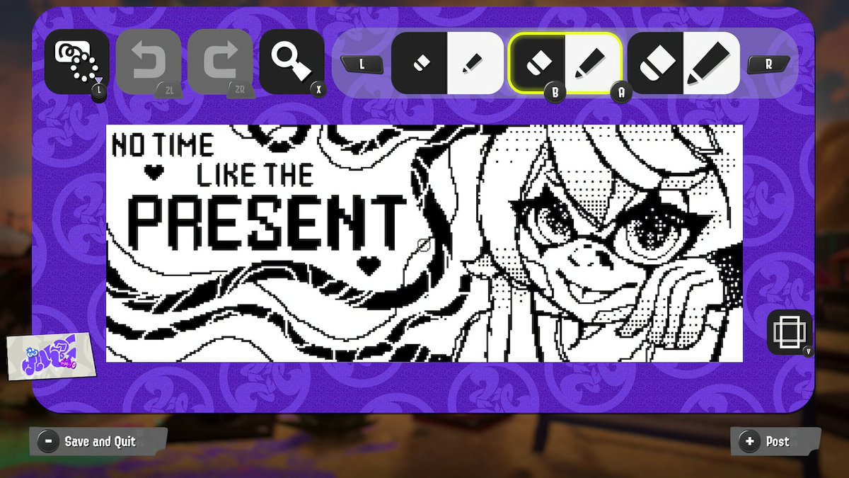 //Crawls from the pits of hiatum to participate in #GrandFestival #Splatoon3 #splatoon #TeamPresent