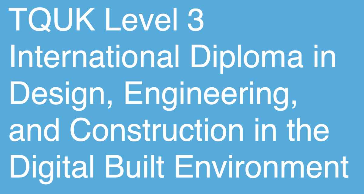THE EDUCATION SYSTEM UK LEFT US WITH THEY ABANDONED IT LONG AGO
This International Diploma in Design, Engineering and Construction is for 16 year olds. Level 1 starts from 13 year olds. 

How can we compare with them.