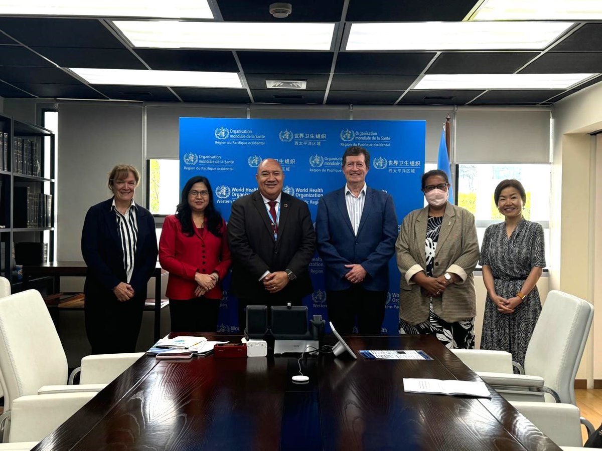 Dr Saia Ma'u Piukala (@rd_wpro) on Twitter photo Had a great meeting with Prof David Durrheim & Dr Ilisapeci Vereti Tuibeqa from the Regional Verification Commission for #Measles and Rubella Elimination in the Western Pacific. They’re working closely with <a href="/WHOWPRO/">World Health Organization (WHO) Western Pacific</a> teams to support countries & areas in eliminating these threats. Had a great meeting with Prof David Durrheim & Dr Ilisapeci Vereti Tuibeqa from the Regional Verification Commission for #Measles and Rubella Elimination in the Western Pacific. They’re working closely with <a href="/WHOWPRO/">World Health Organization (WHO) Western Pacific</a> teams to support countries & areas in eliminating these threats.