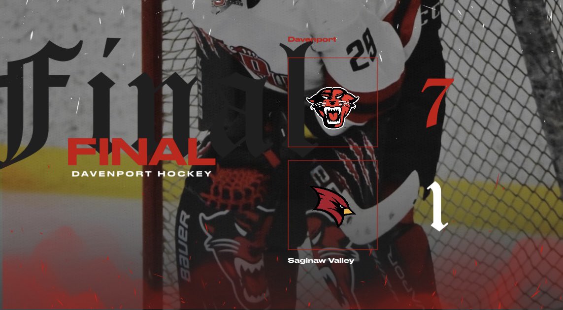 Final from Saginaw! 

@luke_mikk 🚨🍎🍎
<a href="/trent/">Trent Brown</a>.benedict11 🚨🍎
<a href="/peterstojcevski/">peter stojcevski</a> 🍎 🍎
<a href="/kieranthiessen/">Kieran Thiessen</a> 🚨

<a href="/n8gauths/">Nathan Gauthier</a> with the win in net

#DUHockey #IWillWeWill