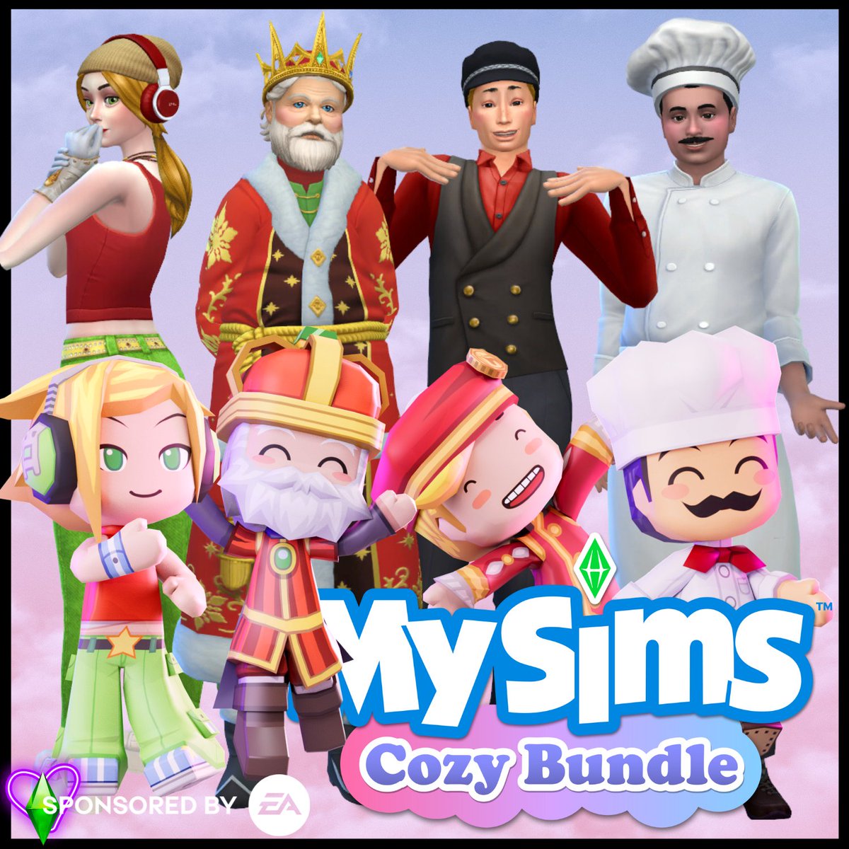 lovely1_g's tweet photo. So excited to stream with you on Saturday! #SponsoredbyEA #MySims reimagined in #TheSims4 are looking SIMsational on the #GLovelysQCC114 gallery tag! Thanks to all who joined! 💜 Sim credit - @DonnaBabci219 #MemoryBugaboo143 #Chips46 & me 💜 https://t.co/Yhu1nGyGRc