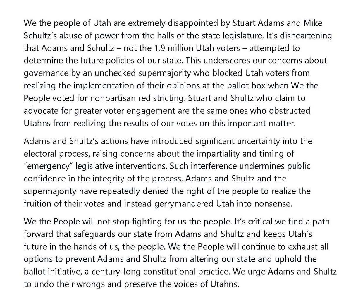 Here, fixed it for you: