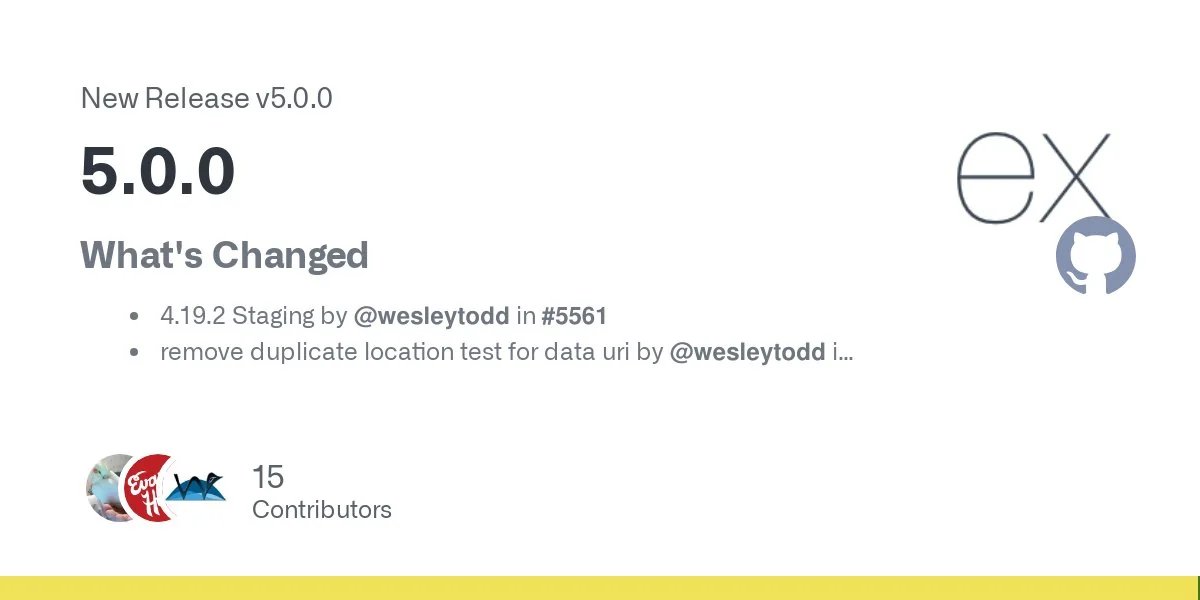 speckydude_js's tweet image. Express.js 5.0 released