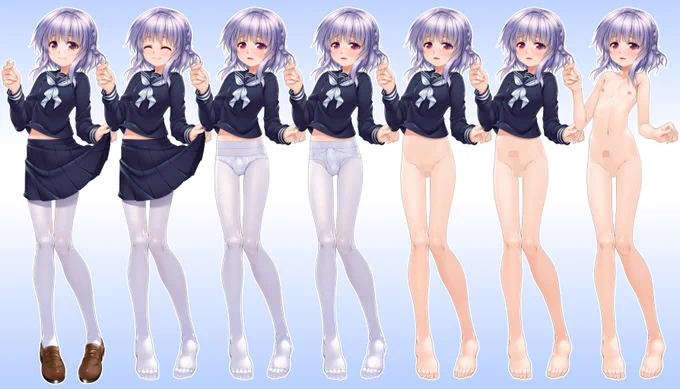 オトメ*ドメインの飛鳥湊くんのセーラー服をリクエストしていただきました!リクエストありがとうございました!それぞれの差分高解像度版は支援サイトにて↓FANBOX↓↓ 