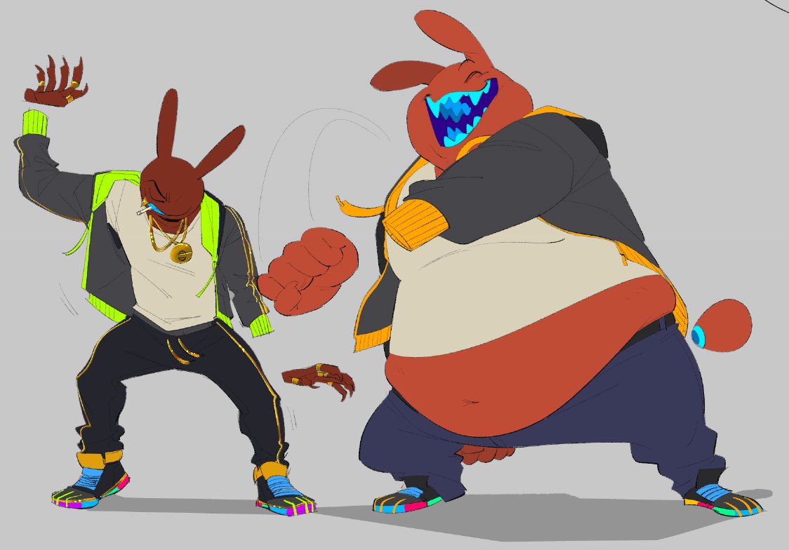 I draw Hulk and Gut dancing a lot
👯‍♂️🪩