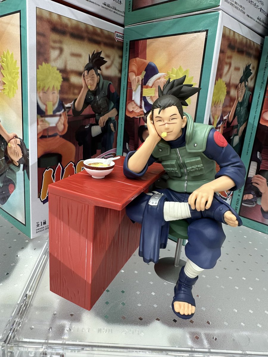 NARUTO うみのイルカフィギュア 一楽でのひととき展開しました!! #くれ