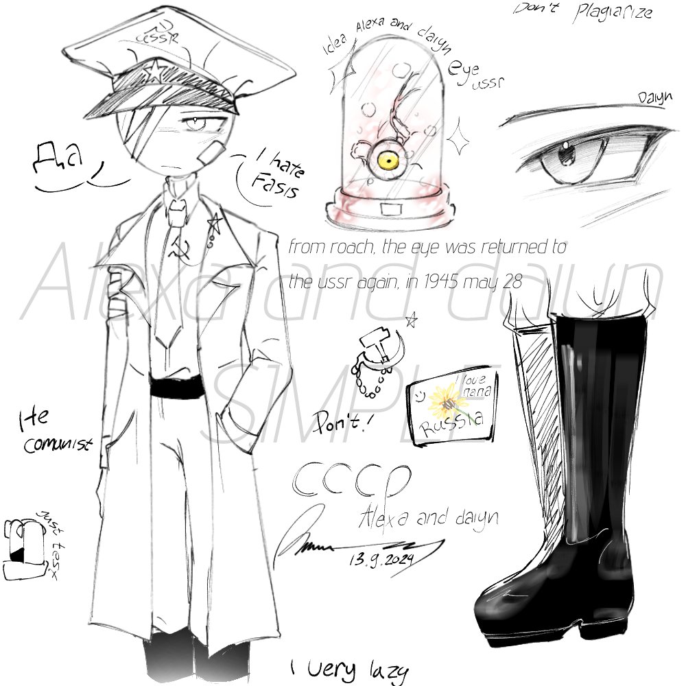 I'm just trying (It's been a while since I've been back to this fandom, ok. Even if it's not that long) СССР 👀 #CountryHumans #ссср #USSR