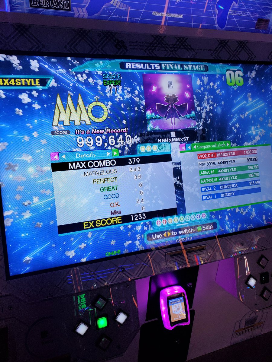 PEPPEPDDR's tweet image. Played 12 hours straight since noon and still did not walk out like a star 😪