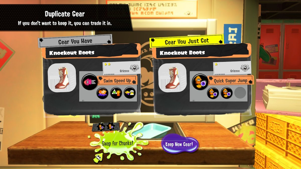 Battlepodes's tweet photo. False grizz pure in May, dupe in June.
#Splatoon3 #NintendoSwitch https://t.co/mXZTJt7wiL