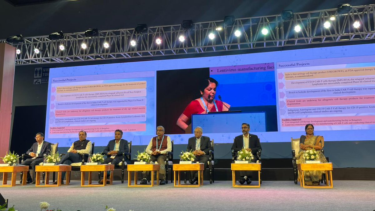DBT-BIRAC (@birac_2012) on Twitter photo Day 2 of #GlobalBioIndia2024 begins with Super Session 2: Steering New Generation Therapeutics.
Moderated by Dr. Ajith Kamath, the panel features experts including <a href="/DrGauravNarula/">Gaurav Narula MD</a>, Dr. Shridhar Narayanan, Mr. Sanatan Upmanyu, Dr. Nitin Damle, <a href="/MuraliRamachan5/">Murali Ramachandra</a> & Dr. Annam Visala Day 2 of #GlobalBioIndia2024 begins with Super Session 2: Steering New Generation Therapeutics.
Moderated by Dr. Ajith Kamath, the panel features experts including <a href="/DrGauravNarula/">Gaurav Narula MD</a>, Dr. Shridhar Narayanan, Mr. Sanatan Upmanyu, Dr. Nitin Damle, <a href="/MuraliRamachan5/">Murali Ramachandra</a> & Dr. Annam Visala