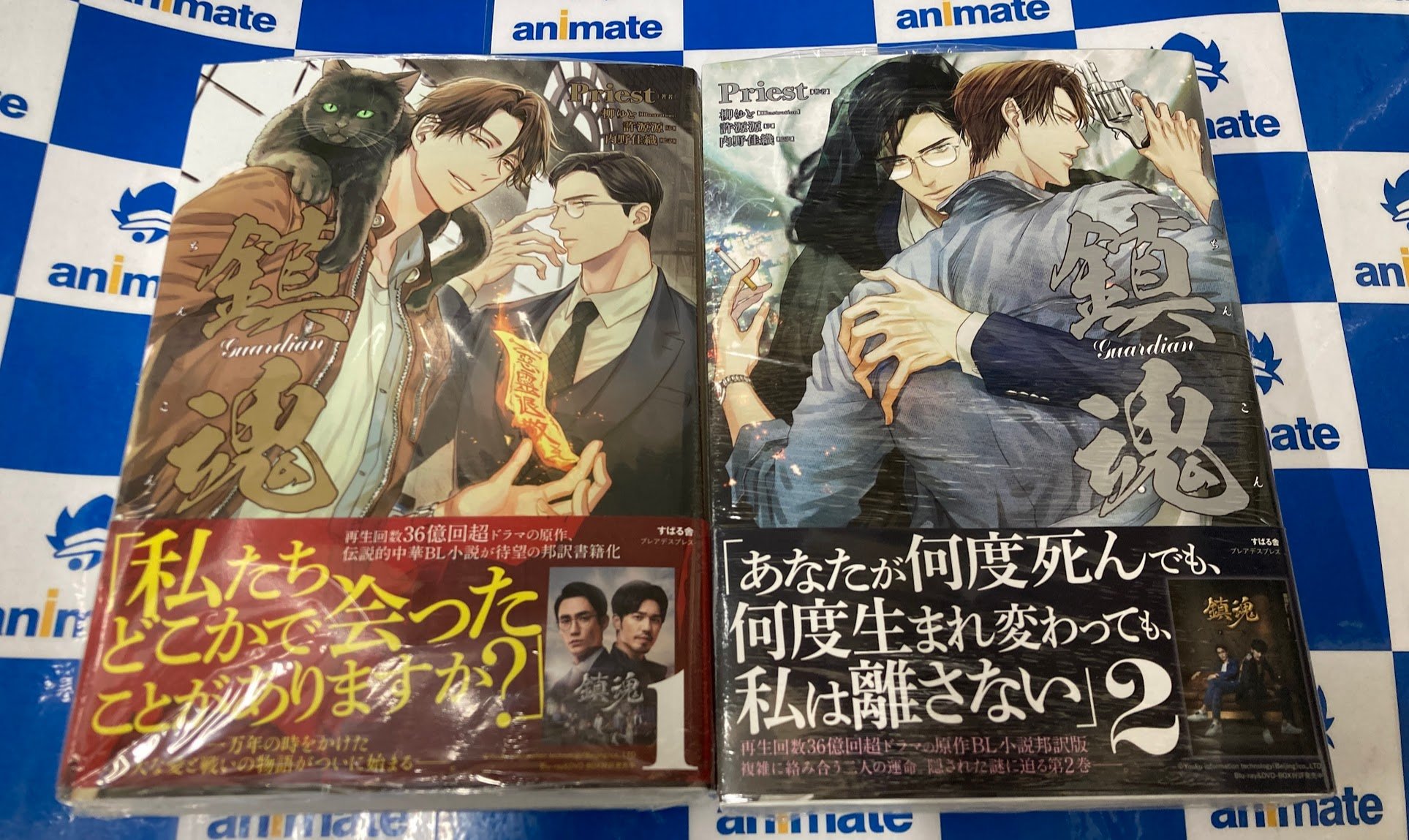 鎮魂guardian 3巻　日本語版小説　アニメイト特典　アクリルパネル　1点 鎮魂guardian 3巻 日本語版小説 アニメイト特典 アクリルパネル 1点