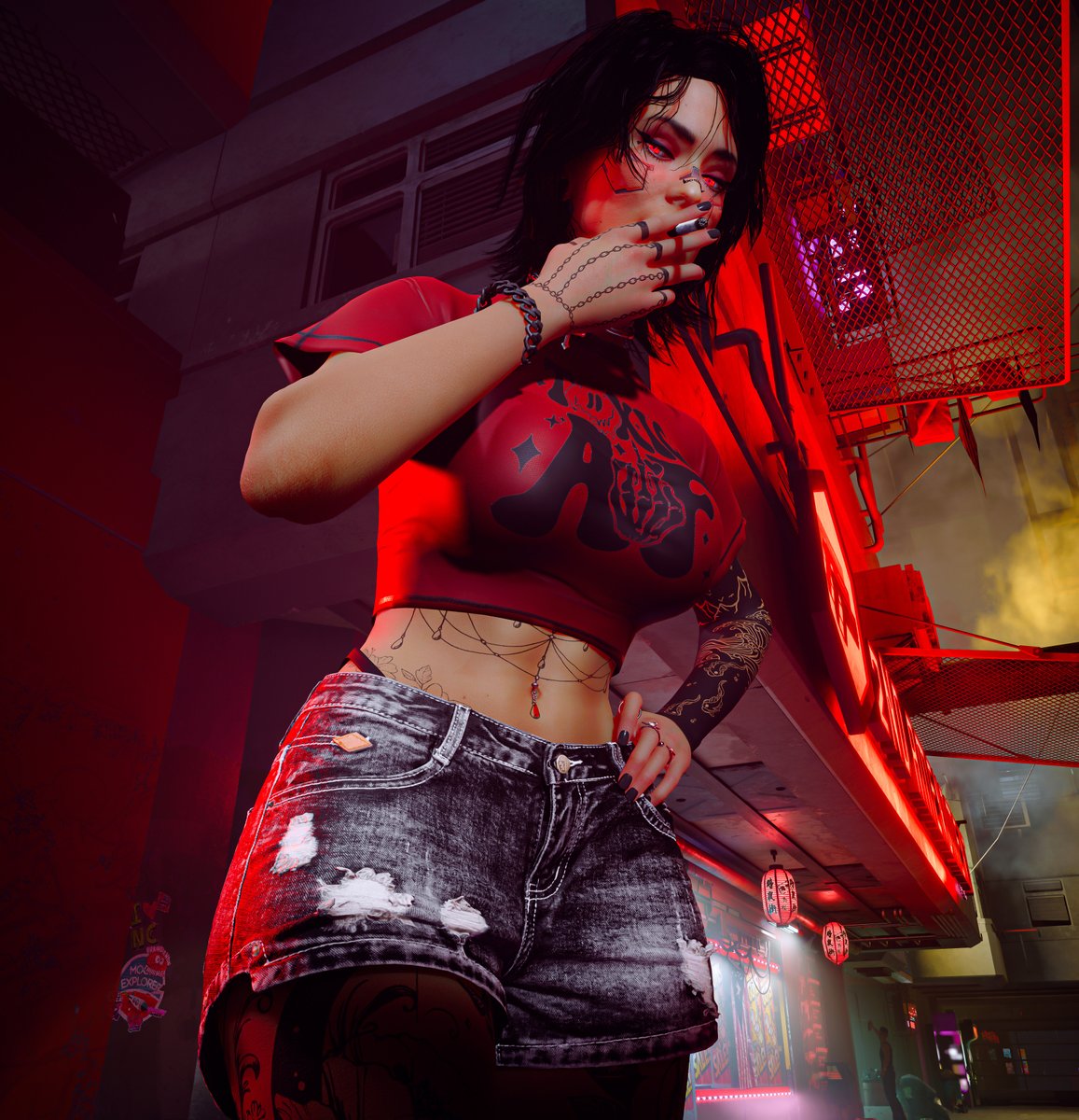 CalypsonVP's tweet photo. So... How long am I supposed to step on you for..? ๐
Messy Wolfcut by Nutboy - SOON โค๏ธ
๐ท Night City
๐ฎ #Cyberpunk2077
#ThePhotoMode #VPRT #Landofvp #VPGraph #TPMPortrait #TheCapturedCollective #pcgaming #VGPNetwork #VirtualPhotography #VGPUnite https://t.co/RnZR2pDagE