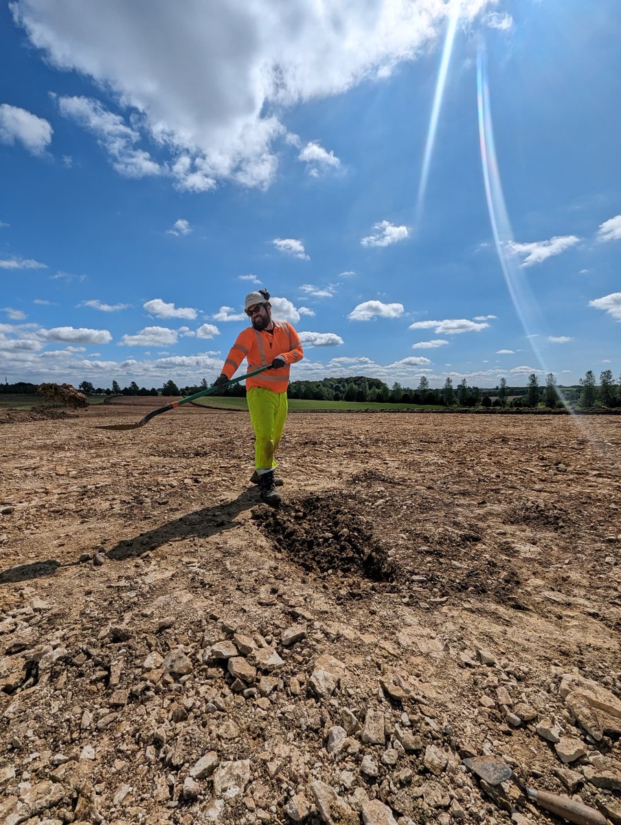 Oxford Archaeology (@oatweet) on Twitter photo We are so excited about the work we do together with <a href="/CotswoldArch/">Cotswold Archaeology</a> that we are literally dancing on site!
The A417 Missing Link uncovered cool archaeology beneath the stunning Cotswolds landscape.
Find out all about it oxfordcotswoldarchaeology.org.uk/project/a417-m… We are so excited about the work we do together with <a href="/CotswoldArch/">Cotswold Archaeology</a> that we are literally dancing on site!
The A417 Missing Link uncovered cool archaeology beneath the stunning Cotswolds landscape.
Find out all about it oxfordcotswoldarchaeology.org.uk/project/a417-m…