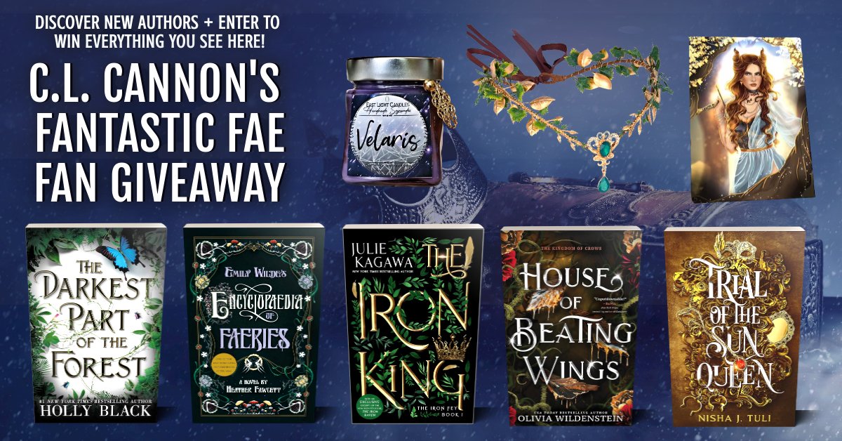 π C.L. Cannon, USA Today Bestselling Author π (@clcannonauthor) on Twitter photo πWant to get captured by #Fae? Or at least some captivating Fae reads? Enter to #win these #books & #goodies!π
π§ββοΈ Enter: bit.ly/fantasticfae π§ββοΈ
π‘#TheDarkestPartOfTheForest #HollyBlack #EncyclopediaOfFaeries #TheIronKing #HouseOfBeatingWings #TrialOfTheSunQueen #ACOTARπ‘ πWant to get captured by #Fae? Or at least some captivating Fae reads? Enter to #win these #books & #goodies!π
π§ββοΈ Enter: bit.ly/fantasticfae π§ββοΈ
π‘#TheDarkestPartOfTheForest #HollyBlack #EncyclopediaOfFaeries #TheIronKing #HouseOfBeatingWings #TrialOfTheSunQueen #ACOTARπ‘