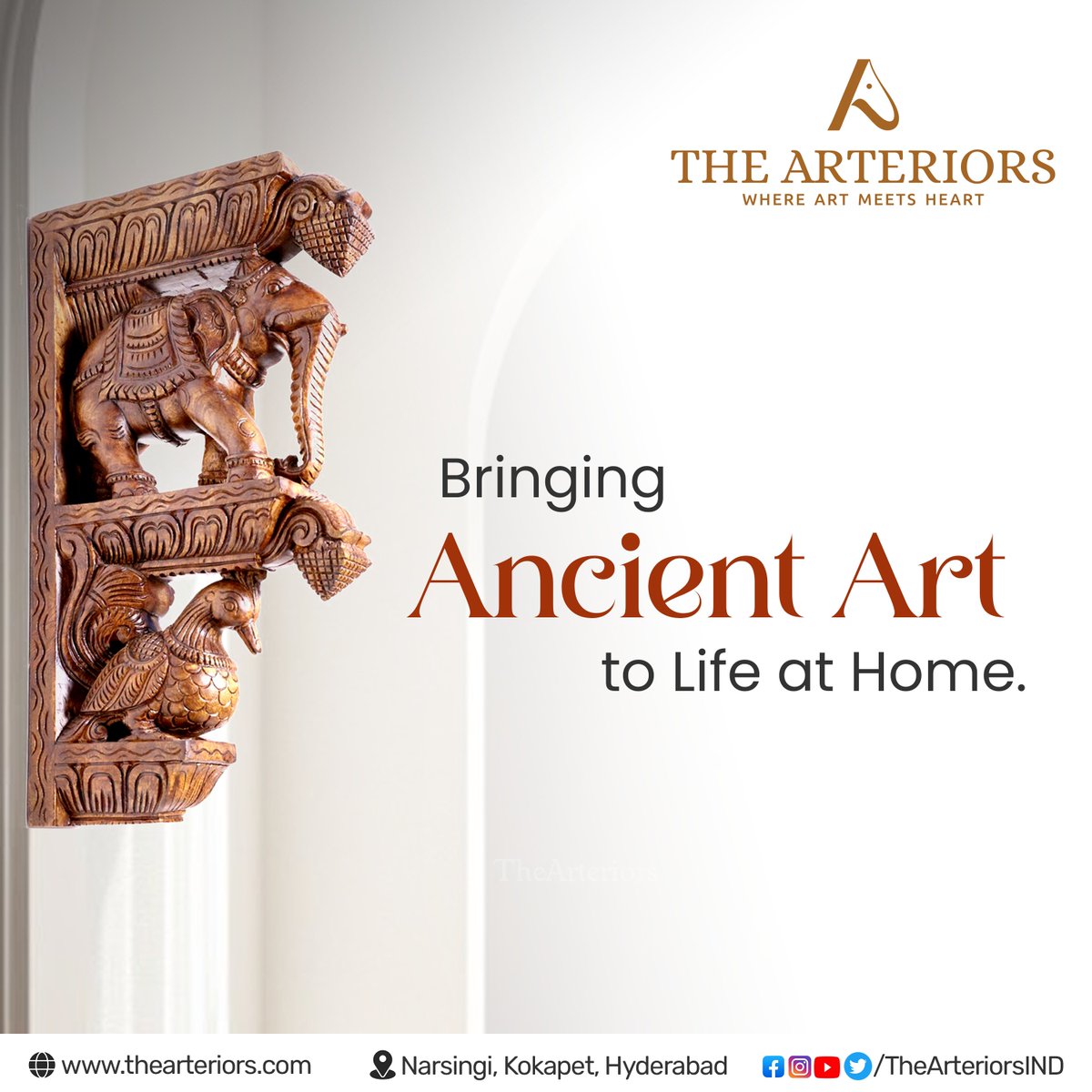 TheArteriorsIND's tweet photo. Bringing Ancient Art to Life at Home

Address: Plot No 67, Behind Vijetha Super Market, Narsingi, Kokapet, Hyderabad-500075

#Arteriors #ArteriorsHyderabad #PremiumHomeDecor #LuxuriousHomeDecor #HomeDecorTrends #HomeDecor #HomeStyling #HomeDecorIdeas #InteriorDecor #DecorTrends https://t.co/SfjQagAc4x