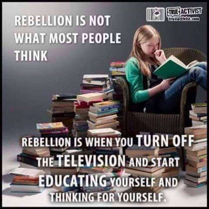 despardes's tweet photo. Shared by @IrshadSalim of @despardes : By  this perspective (below) I'm a Rebel. Stopped watching TV in 2010.  Don't keep TV at home since then. I miss History Channel and Natl.  Geographics, and Discovery though... https://t.co/PEHkU9w9CJ
