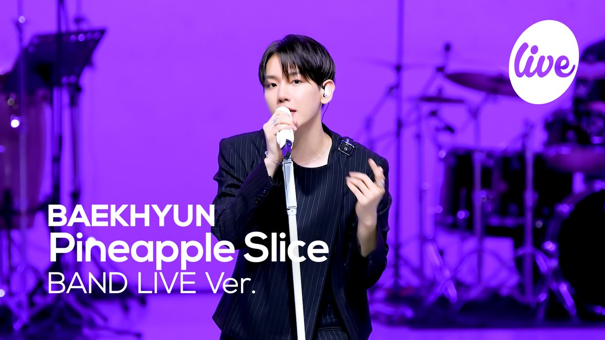 💘youtu.be/Q-1l85CxccY💘

#백현 - #PineappleSlice (밴드 Ver.)
#BAEKHYUN - Pineapple Slice (Band Ver.)
<a href="/BAEKHYUN_INB100/">BAEKHYUN_official</a>
#itsLive #KPOP #잇츠라이브